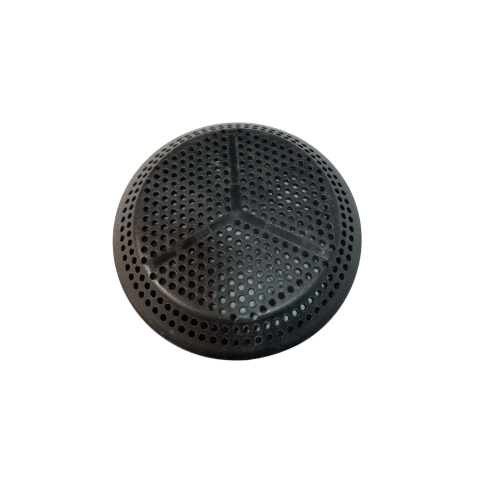 GRILLE DE BONDE D'ASPIRATION NOIRE 3.5"