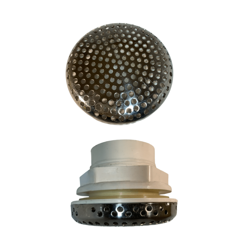 BONDE D'ASPIRATION INOX 3.5"