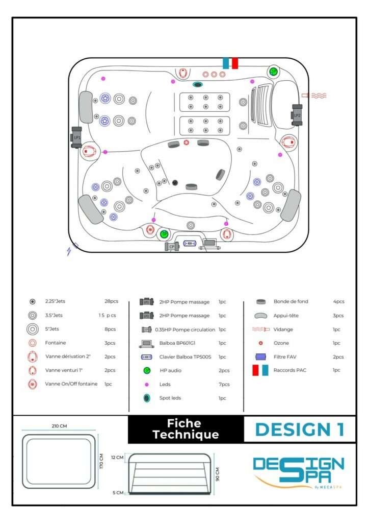 FICHE TECHNIQUE SPA DESIGN1