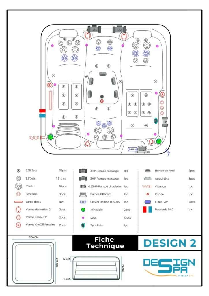 FICHE TECHNIQUE SPA DESIGN2
